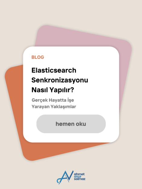 elasticsearch senkronizasyonu
